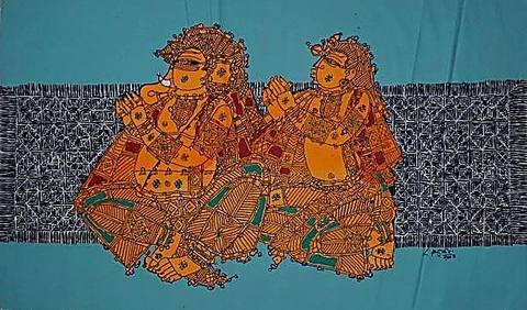 Conversation in Ochre by G Raman, 2008