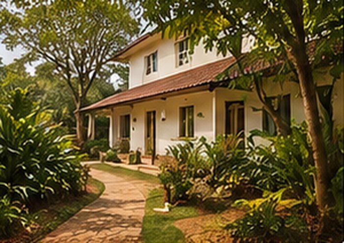 Art Le Stay exterior, Auroville