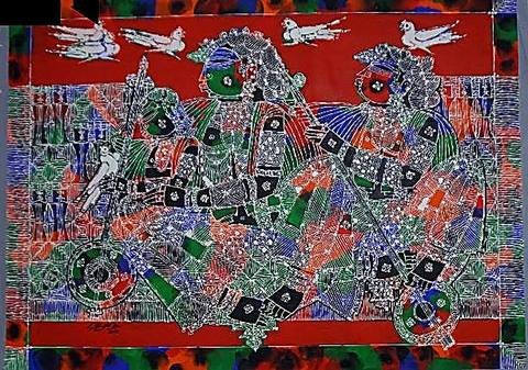 Red Assembly by G Raman, 2014